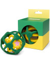 Balles sensorielles en silicone "Vert/Jaune" (x2)