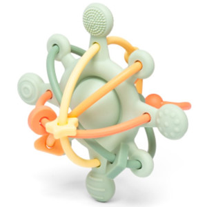 Jouet sensoriel en silicone "Etoile Verte" (10 mois et +) Little L