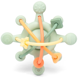 Jouet sensoriel en silicone "Etoile Verte" (10 mois et +) Little L