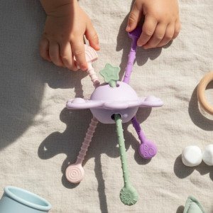 Jouet sensoriel en silicone "Ciel Violet" (10 mois et +) Little L