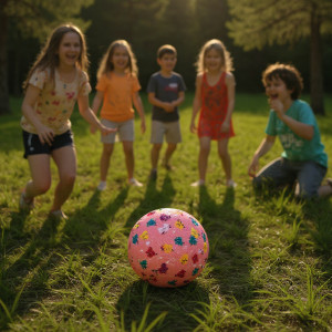 Ballon en caoutchouc "Coeurs" (18 cm) LIttle L