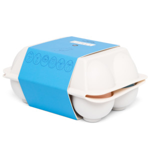 Jeu sensoriel d'hochets en silicone "Eggs Full Color"