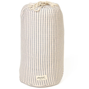 Tapis de jeu /Sac à jouets Soft en coton bio "Stripes Blue"