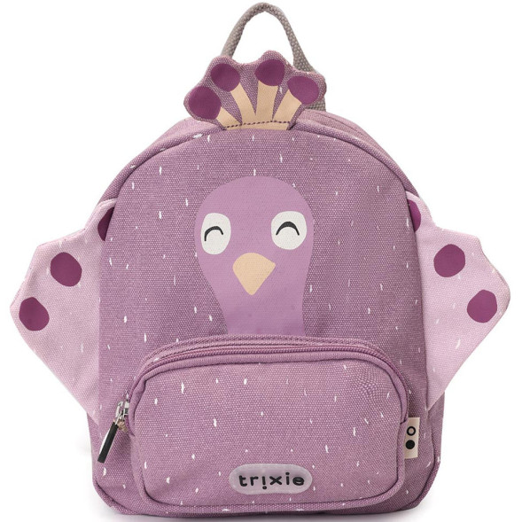 Cartable / Sac à dos enfant (31 cm) en coton hydrofuge "Mrs Peacock"