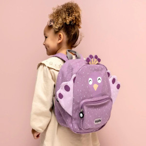 Sac à dos enfant (31 cm) en coton hydrofuge "Mrs Peacock" Trixie