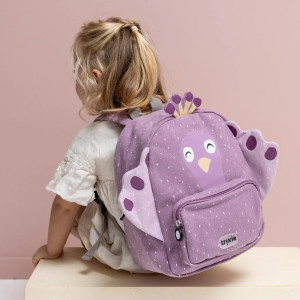 Sac à dos enfant (31 cm) en coton hydrofuge "Mrs Peacock" Trixie