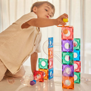 Circuit de billes "Compact Pack Intense" (60 pièces) Cleverclixx