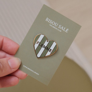 Pin's "Flemme" BIsou Salé