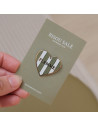 Pin's "Coeur Rayé Flemme"