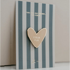 Pin's "Coeur Pure" Zakuw