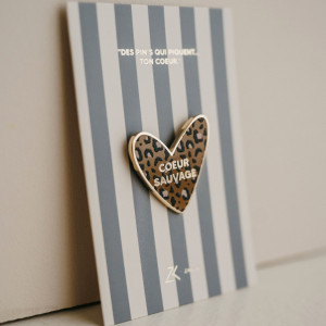 Pin's "Coeur Sauvage" Zakuw