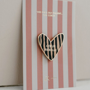 Pin's "Coeur Rebelle" Zakuw