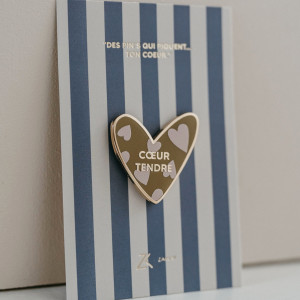 Pin's "Coeur Tendre" Zakuw