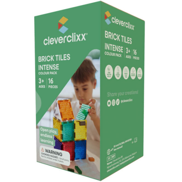 Pack de briques et tuiles "Intense" (16 pièces)