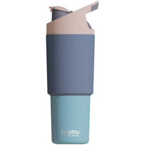 Gourde en inox isotherme (950 ml) "Cosmic Pastel Blue" Asobu