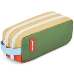 Trousse à crayons enfant double "Mini Green Lake" Hello Hossy