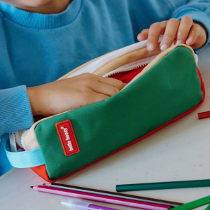 Trousse à crayons enfant double "Mini Green Lake" Hello Hossy