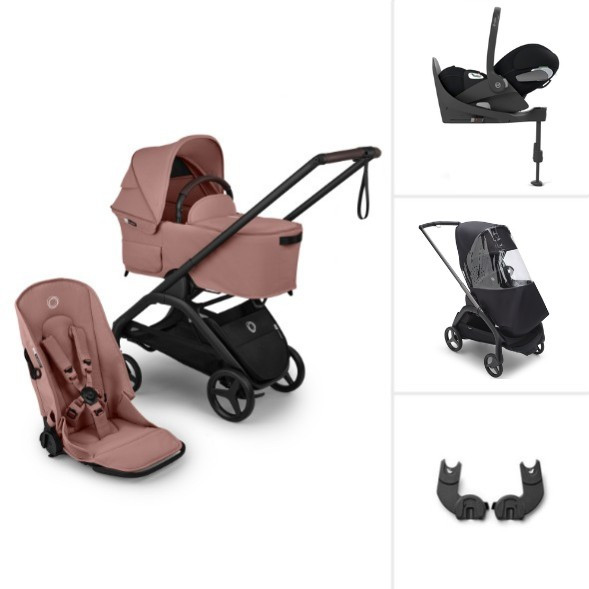  Poussette Bugaboo Dragonfly Plus 3-en-1 "Dusty Pink" (2026)