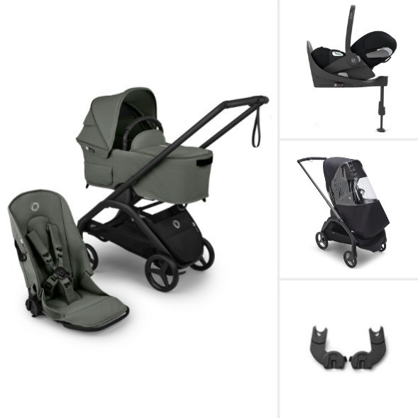  Poussette Bugaboo Dragonfly Plus 3-en-1 "Forest Green" (2026)