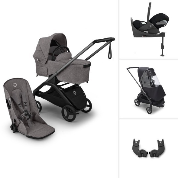  Poussette Bugaboo Dragonfly Plus 3-en-1 "Grey Melange" (2026)