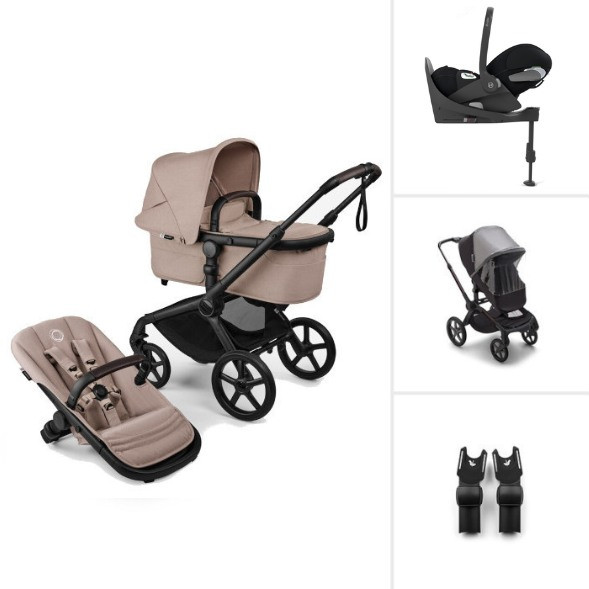  Poussette Bugaboo Fox5 Renew 3-en-1 "Taupe Desert Chiné"