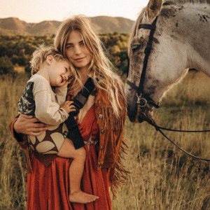 Porte-bébé en coton "Boho" Wildride
