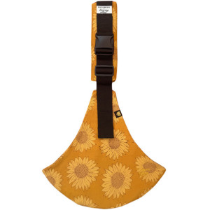 Porte-bébé en coton "Sunflower"