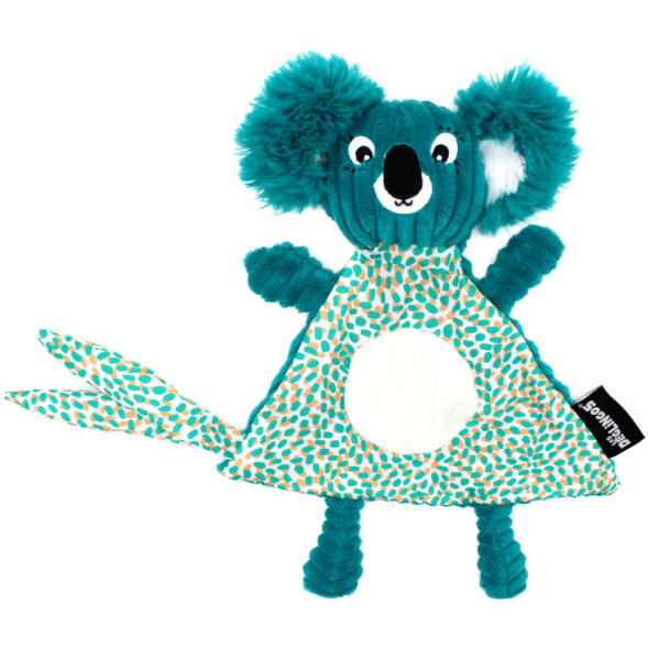 Doudou plat en velours "Berlingos le Koala"