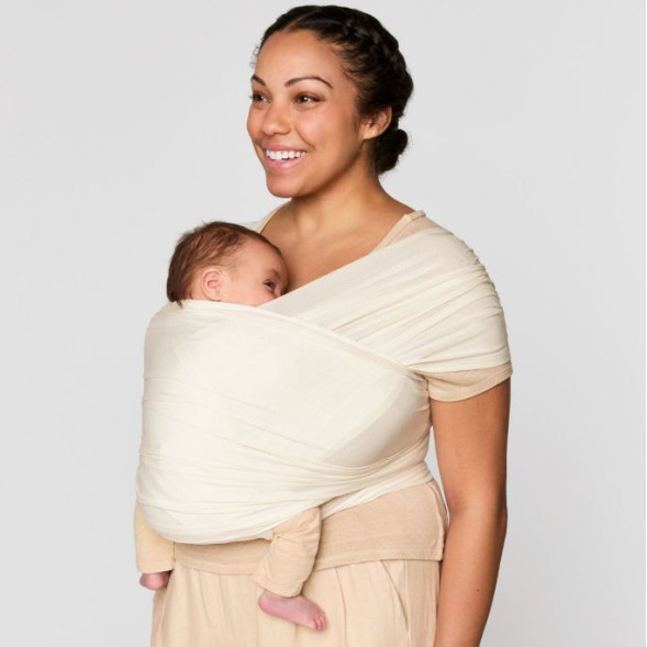 Echarpe de Portage Aura Mesh "Crème"