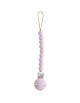 Attache tétine en perles de silicone Hera "Soft Lilac"