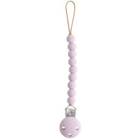 Attache tétine en perles de silicone Hera "Soft Lilac"