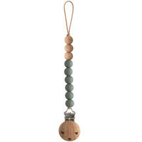Attache tétine en perles de silicone Eva "Dried Thyme"