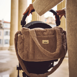 Sac à langer Middle Capsule "Velours Noisette" Bebel