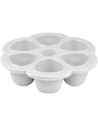 Moule Multiportions en silicone "Gris Clair" 6*90ml Beaba