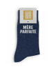 Chaussettes à Paillettes femme "Mère Parfaite" Marine (Taille 36-40)