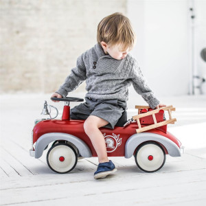 Voiture Porteur Speedster "Camion de Pompiers" (12-36 mois) Baghera