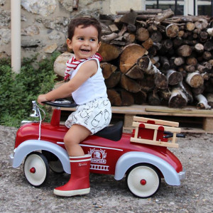 Voiture Porteur Speedster "Camion de Pompiers" (12-36 mois) Baghera