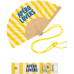 Eventail "Apéro Lovers" avec Bandoulière et Boîte Cadeau Woom
