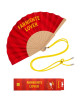 Eventail "Farniente Lover" avec Bandoulière et Boîte Cadeau