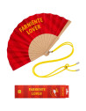 Eventail "Farniente Lover" avec Bandoulière et Boîte Cadeau