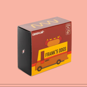 Voiture en bois vintage "Hot Dog Van" pour enfant Candylab Toys