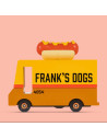 Voiture en bois vintage "Hot Dog Van" pour enfant Candylab Toys
