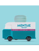 Voiture en bois massif "Van Macaron Menthe" (8,4 cm)
