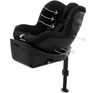 Siège Auto Cybex Sirona G3 Comfort "Magic Black" (3 mois-4 ans)
