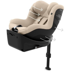 Siège Auto Cybex Sirona G3 Comfort "Almond Beige" (3 mois-4 ans)