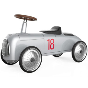 Voiture Porteur Roadster "Audi Argent" (18-36 mois) Baghera