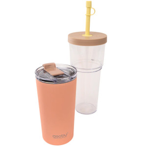 Gourde isotherme Marina Tumbler "Pastel Peach" Asobu