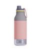 Gourde isotherme pour chien Buddy "Pastel Peach" (1000 ml) avec 2 gamelles