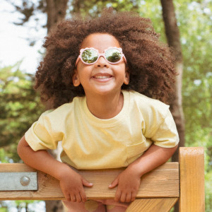 Lunettes de soleil bébé (0-12 mois) Lion "Bubbe Gum" kietla
