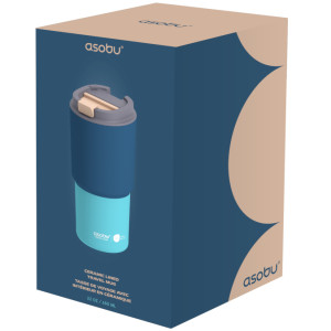 Mug isotherme (650 ml) "Pick me Up Pastel Blue" Asobu